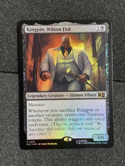 Kingpin, Wilson Fisk #661 (Foil) NM Commander: Marvel Super Heroes MSC Magic MTG - Image 1