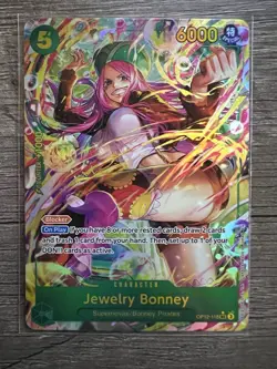 Jewelry Bonney (118) (Alternate Art) OP12-118 Legacy of the Master Foil - Image 1