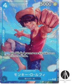 Monkey D. Luffy (Full Art Holo) ONE PIECE Card The Best PRB-01 P-055 P Japanese - Image 3
