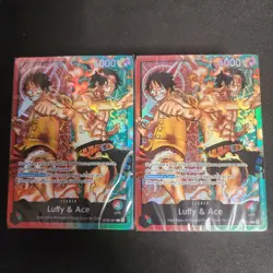 ONE PIECE ENGLISH TCG: (ST-30) Starter Deck EX: Luffy & Ace BRICK ONLY x2 SEALED - Image 1