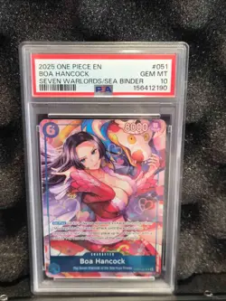 PSA 10 Boa Hancock OP07-051 Seven Warlords of the Sea BDR One Piece - Image 1