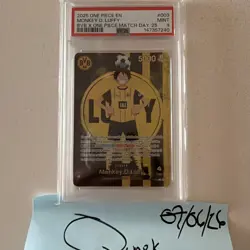 PSA 9 Monkey D Luffy ST13-003 BVB Borussia Dortmund ONE PIECE Matchday Promo EN - Image 1