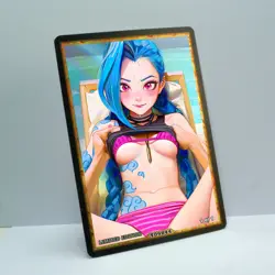 JINX Waifu Anime Card LIMITED 1/1 Custom TCG Holo Goddess Story ACG T09844 - Image 2