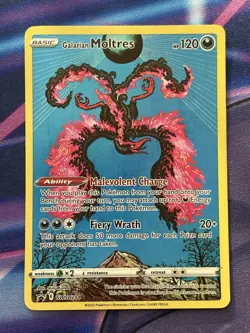 Galarian Moltres SWSH284 Sword & Shield Black Star Promo Pokemon TCG Card NM - Image 1