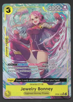 Jewelry Bonney (Parallel) OP08-105 Two Legends Foil One Piece TCG - English - Image 1