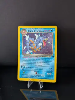 2000 Pokemon Team Rocket Pre-Release #8 Dark Gyarados Holo - Image 1