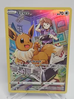Eevee TG11/TG30 Brilliant Stars Trainer Gallery Pokemon Card TCG - Image 2