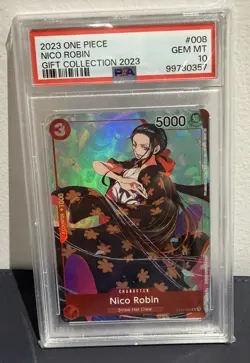 Nico Robin PSA 10 - Gift Collection 2023 - One Piece ST01-008 - Image 2