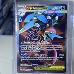 Mega Greninja EX 100/086 CR Full Art Holo Rare English HP 350 Stage 2 - Image 1