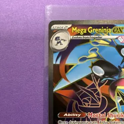 Mega Greninja EX 100/086 CR Full Art Holo Rare English HP 350 Stage 2 - Image 4