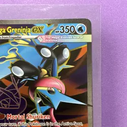 Mega Greninja EX 100/086 CR Full Art Holo Rare English HP 350 Stage 2 - Image 5