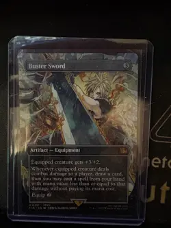 Buster Sword - Borderless - 0351 Regular NM - Final Fantasy - MTG English - Image 1