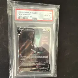 2021 Pokemon Sword & Shield Evolving Skies Noivern V Alt Art 196/203 PSA 10 - Image 1