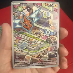 Rotom 197/182 Illustration Rare Destined Rivals Pokemon Holo NM - Image 1