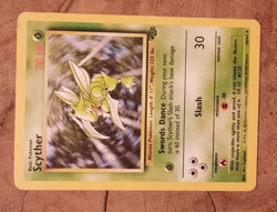 Pokemon Card Scyther 26/64 Rare Jungle Set Non Holo Original WOTC - EXC/VG+ - Image 4