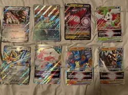 Lot of 8 Oversized Pokemon Cards English - Victini Lucario Regidrago & More NM - Image 1