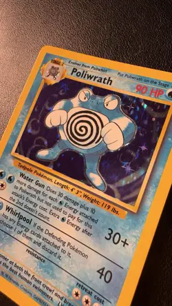 Pokemon TCG Poliwrath Base Set 13/102 Holo 1999-2000 Base Set Holo Rare - Image 2