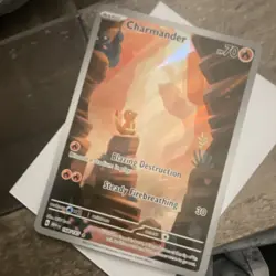 Charmander 168/165 Scarlet & Violet 151 Illustration Rare Holo English 2024 70HP - Image 3