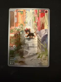 2025 Pokemon Litleo 139/132: Mega Evolution Illustration Rare Holo 139/132 - Image 1