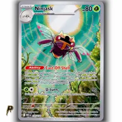 Pokemon Mega Evolution Ninjask 137/132 Illustration Rare Holo Card NM - Image 1