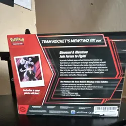 Pokemon Team Rocket Mewtwo EX Box & Tin Promo Set English Multicolor 2023 - Image 4