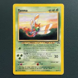 Pokemon Vintage Neo Discovery Yanma 36/75 Non-holo Rare WotC - Image 1