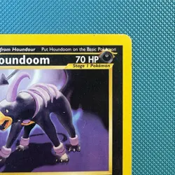 Pokemon Vintage Non-Holo Rare Houndoom 23/75 Neo Discovery Wotc 2001 - Image 3