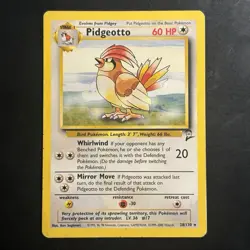Pokemon Vintage Pidgeotto Base 2 28/130 Non-holo Rare WotC - Image 1