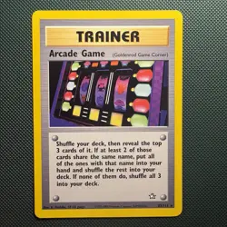 Pokemon Vintage Non-Holo Rare Arcade Game 83/111 Neo Genesis Wotc 2000 - Image 1