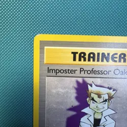 Pokemon Vintage Non-Holo Imposter Professor Oak 102/130 Base Set 2 Wotc 2000 - Image 2