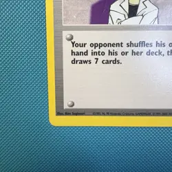 Pokemon Vintage Non-Holo Imposter Professor Oak 102/130 Base Set 2 Wotc 2000 - Image 5