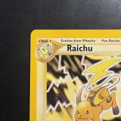 Pokemon Vintage Non-Holo Rare Raichu 21/64 Neo Revelation Wotc - Image 2