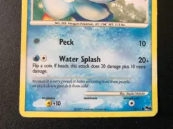 Piplup 15/17 POP series 6 Pokemon holo rare card MP - Image 4