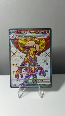 Pokemon TCG Toxtricity EX Paradox Rift Holo Ultra Rare Card 227/182 NM Condition - Image 1