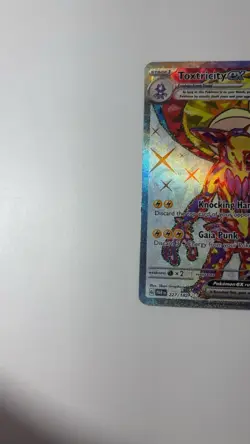 Pokemon TCG Toxtricity EX Paradox Rift Holo Ultra Rare Card 227/182 NM Condition - Image 4