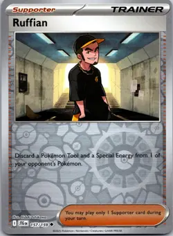 Ruffian 157/159 Uncommon Journey Together Pokemon Reverse Holo Near Mint - Image 1