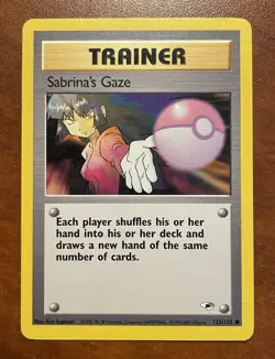 Wizards of the Coast-Sabrina's Gaze-Gym Challenge-125/132-LP - Image 1
