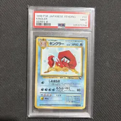 1998 Kingler #99 Japanese Vending Series 3 PSA 9 MINT Pokemon TCG - Image 1