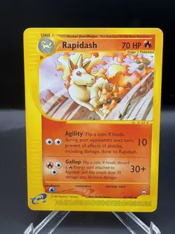 Rapidash - 31/147 - Pokemon Aquapolis Non-Holo Card LP/NM - Image 1