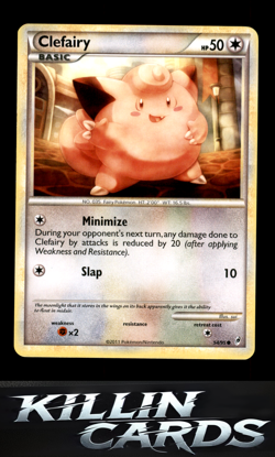 Clefairy 54/95 Pokemon Common Call of Legends Card LP - Image 1