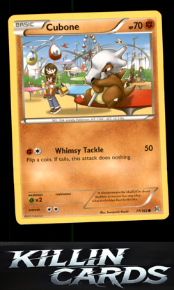 Cubone 77/162 Pokemon Common XY - BREAKthrough Card LP - Image 1