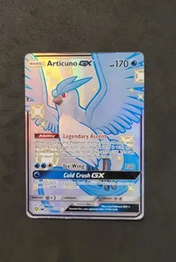 Pokemon TCG Articuno GX SV54/SV94 Hidden Fates Shiny Holo Full Art EN - Image 1
