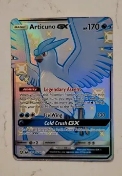 Pokemon TCG Articuno GX SV54/SV94 Hidden Fates Shiny Holo Full Art EN - Image 3