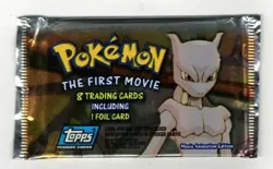 Topps Pokemon: The First Movie Trading Card Booster Pack - 9 Count 41116507663 - Image 1