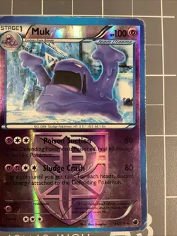 Team Plasma Muk 46/116 Reverse Holo Rare Pokemon Black & White Plasma Freeze - Image 3
