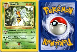 Beedrill 21/130 Base Set 2 Pokemon TCG R LP - Image 3