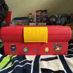 Vintage Pokemon Suncast Just Stuff Collector Card Case Tackle Box Organizer - Image 4