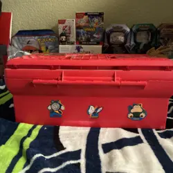 Vintage Pokemon Suncast Just Stuff Collector Card Case Tackle Box Organizer - Image 5