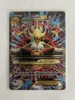 M Alakazam EX Full Art 118/124 Fates Collide Pokemon card - Image 1