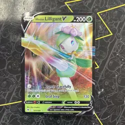 Pokemon TCG Sword & Shield Astral Radiance Hisuian Lilligant V #017/189 - Image 1
